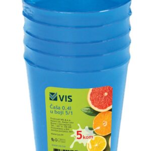 Čaša 0.4l u boji 5/1